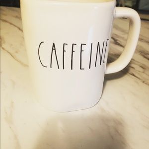 Rae Dunn “ Caffeine” coffee mug